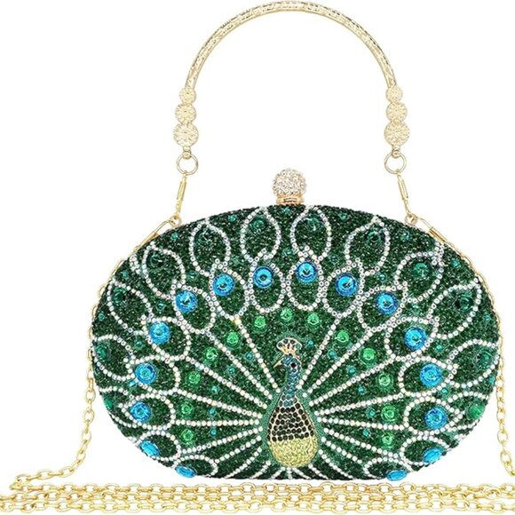 Thryvox Sparkly Rhinestone Evening Clutch for Women, Elegant polished look - Picture 6 of 6